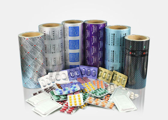 薬剤の包装材料Alu 20ミクロンPTPのまめホイル