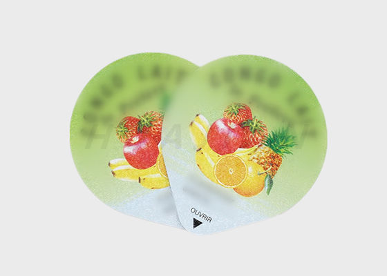 ヨーグルトのコーヒー ジュース水のためのステッカーを分類する76mmの食糧はふたをすくいます