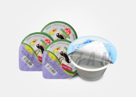 ヨーグルトのコップのための76mm PP容易なPeelableアルミニウムLiddingのホイル